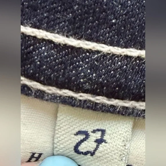 Hudson Bootcut Low Rise Jeans With Double Button Closure And Flap Back Pockets - Picture 12 of 15